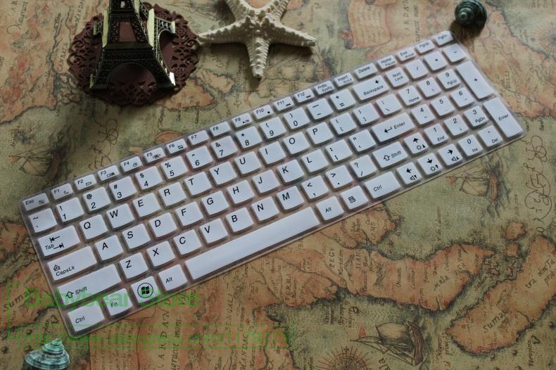 Silikon 15,6 Zoll Tastatur Schutz Abdeckung Haut Für Lenovo Ideapad Y580 Y570 Y570D Y500 Y510 Y510P S510P S500 Touch: white