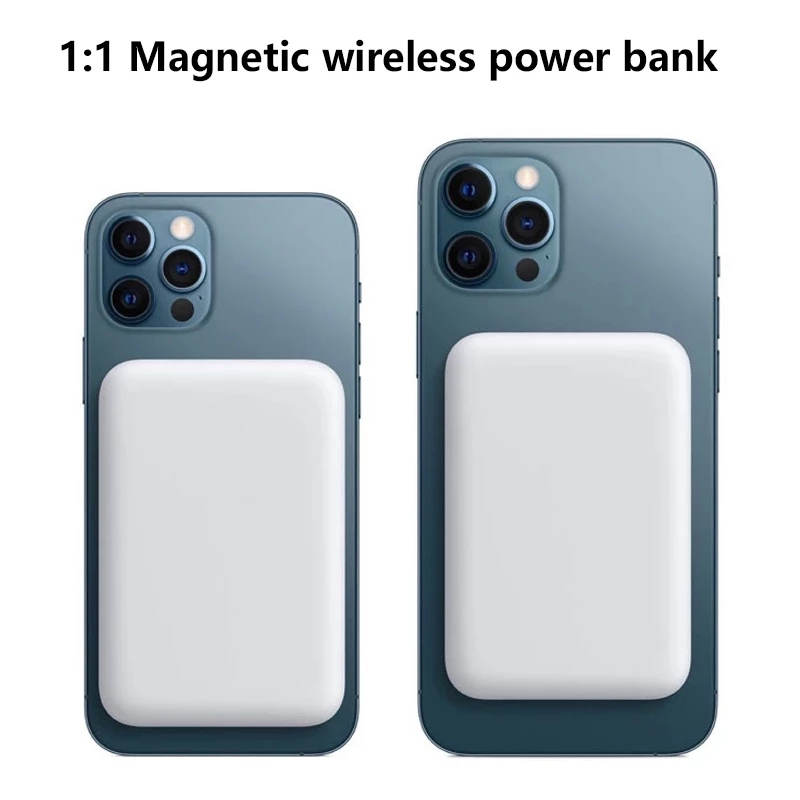 2022 handy-rückseitenclips, magnetisches schnellladegerät, kabellose powerbank für xiaomi iphone 12, 13 pro, 13 mini , 12 pro max