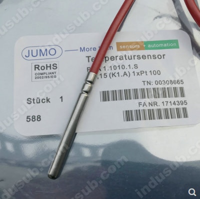 Waterproof PT100 Temperature Sensor Probe Thermal Resistance Silicone Wire Shield Cable Detector Industrial Sensor