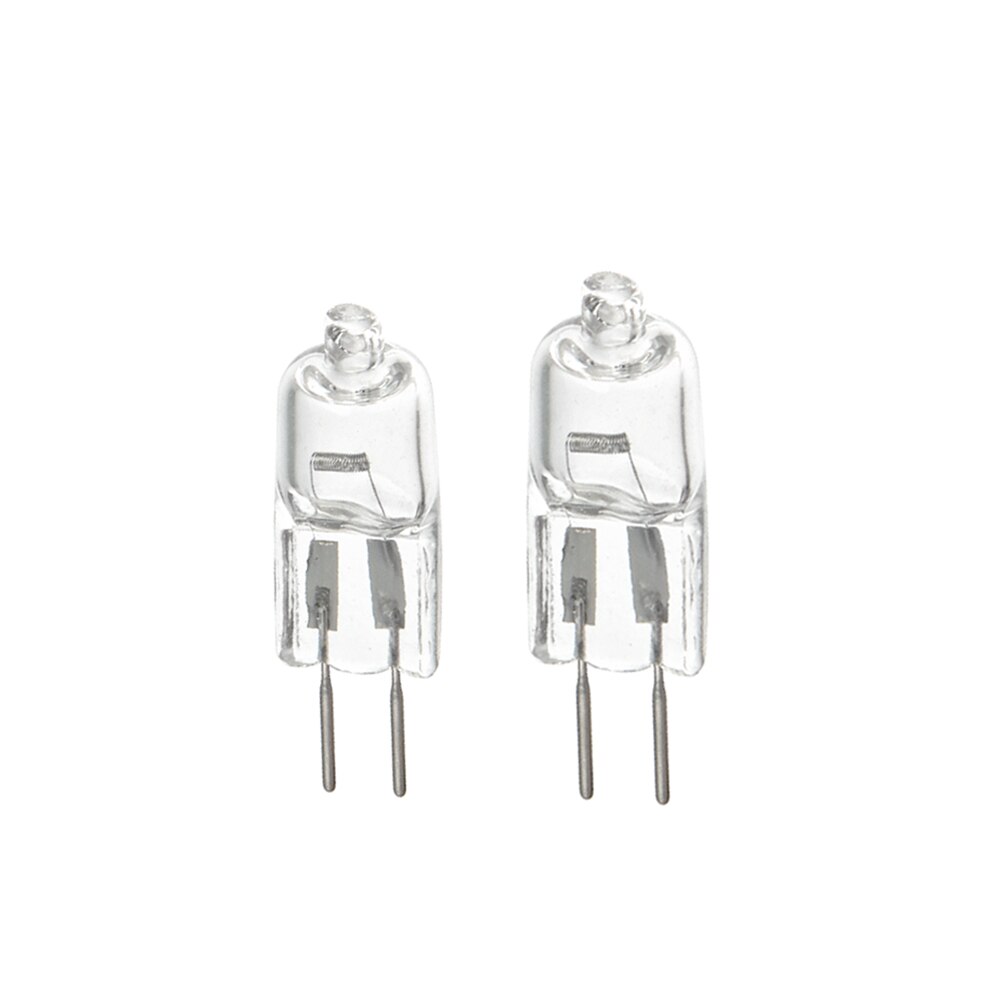 10Pcs Halogen JC Type Light Bulb Lamp 5/10/20 Watt Halogen 12V G4 Base Light Bi-Pin Table Lamp Closet Lights