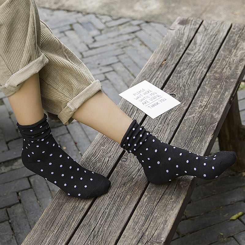 frilly socks calcetines mujer harajuku skarpetki damskie chaussette femme korean style meias women cute japan woman cotton sock