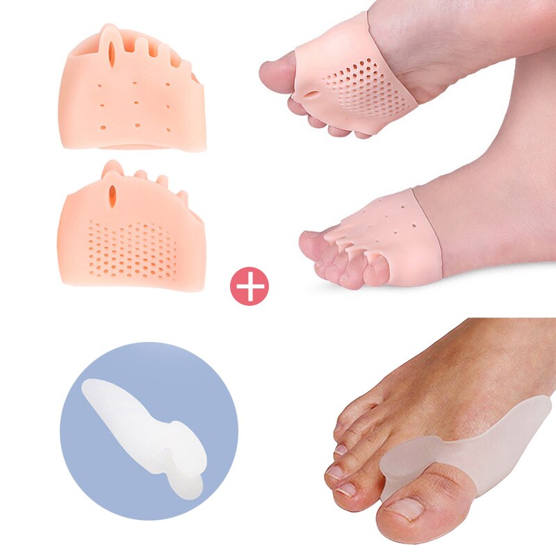 Hallux Valgus Corrector Orthopedic Big Toe Bone Thumb Bunion Corrector Silicone Socks for Legs Foot Care Pedicure Tools: Style L