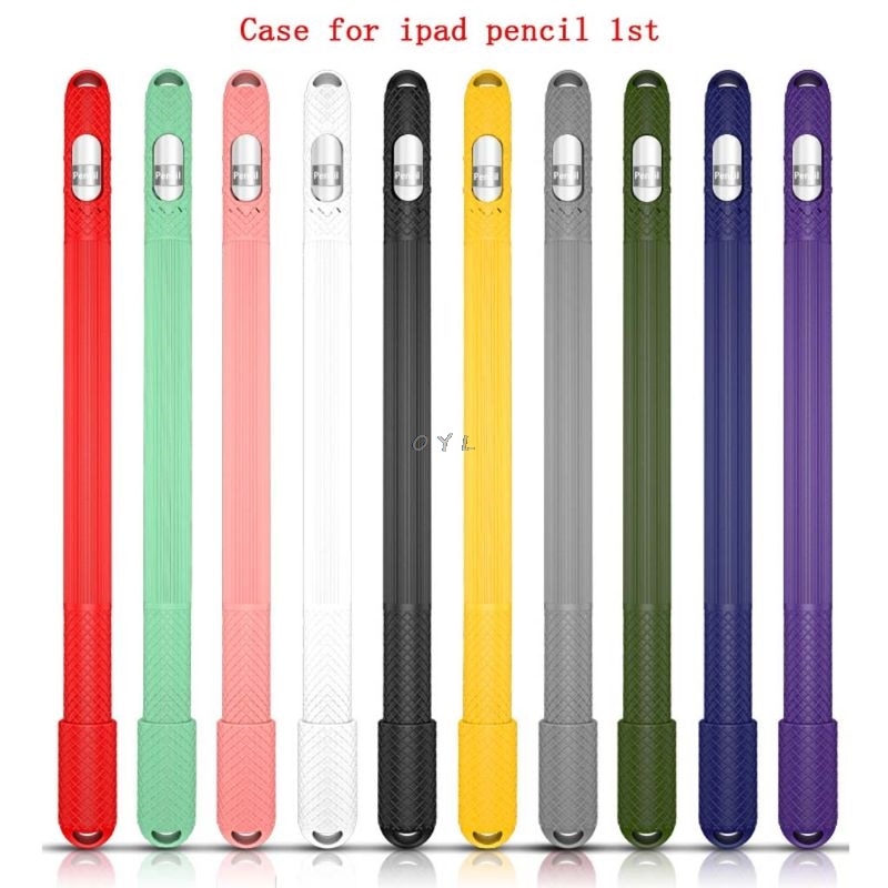 Anti-Slip Sleeve case for Apple iPad Pro 9.7'10.5'12.9 Pencil 1st generation Silicone Case Cradle Stand With Cap Keeper Holder