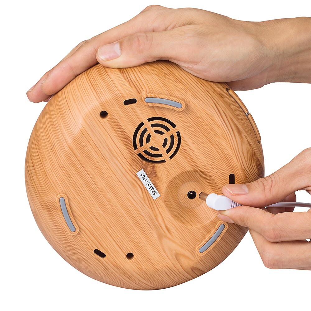 Essential oil diffuser air freshener 500ml humidifier 12W ultrasonic aroma diffuser Household air purifier 7 color led gradient