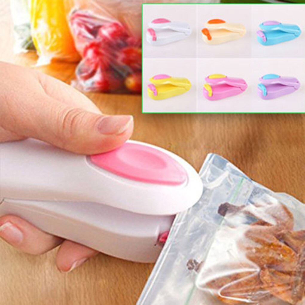 Portable household mini sealing machine food plastic bag Travel hand pressure sealing machine sealing sealing package