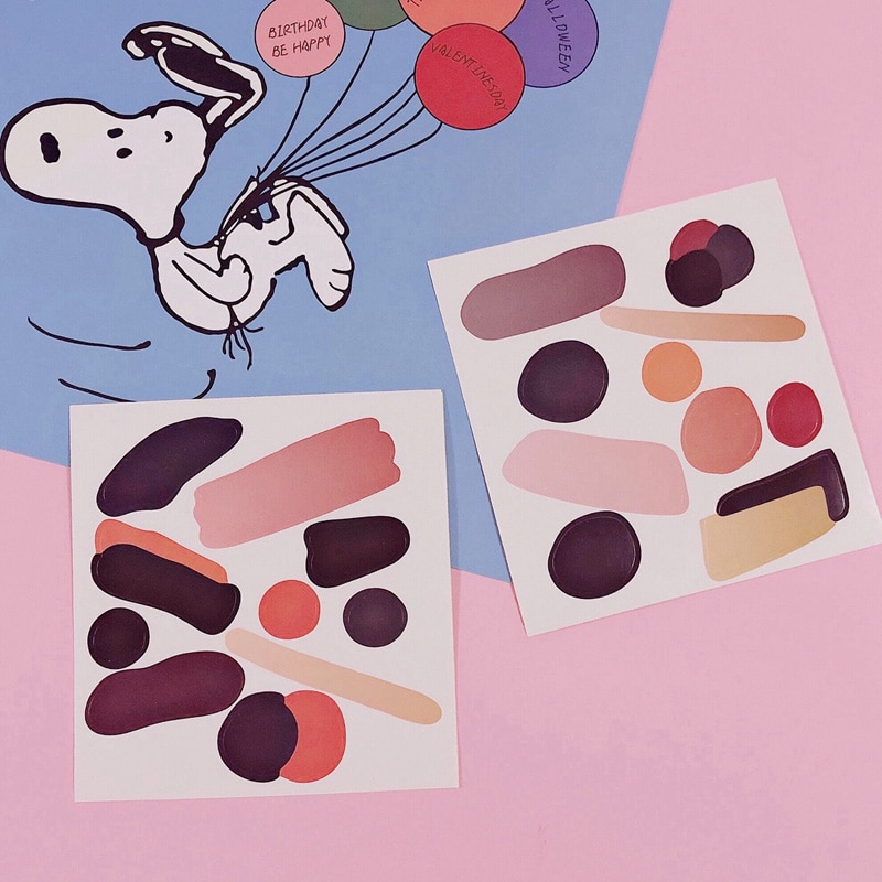 Hyakoz 17 Feuilles Phrase Autocollante Scrapbooking Autocollant Petits Autocollants De