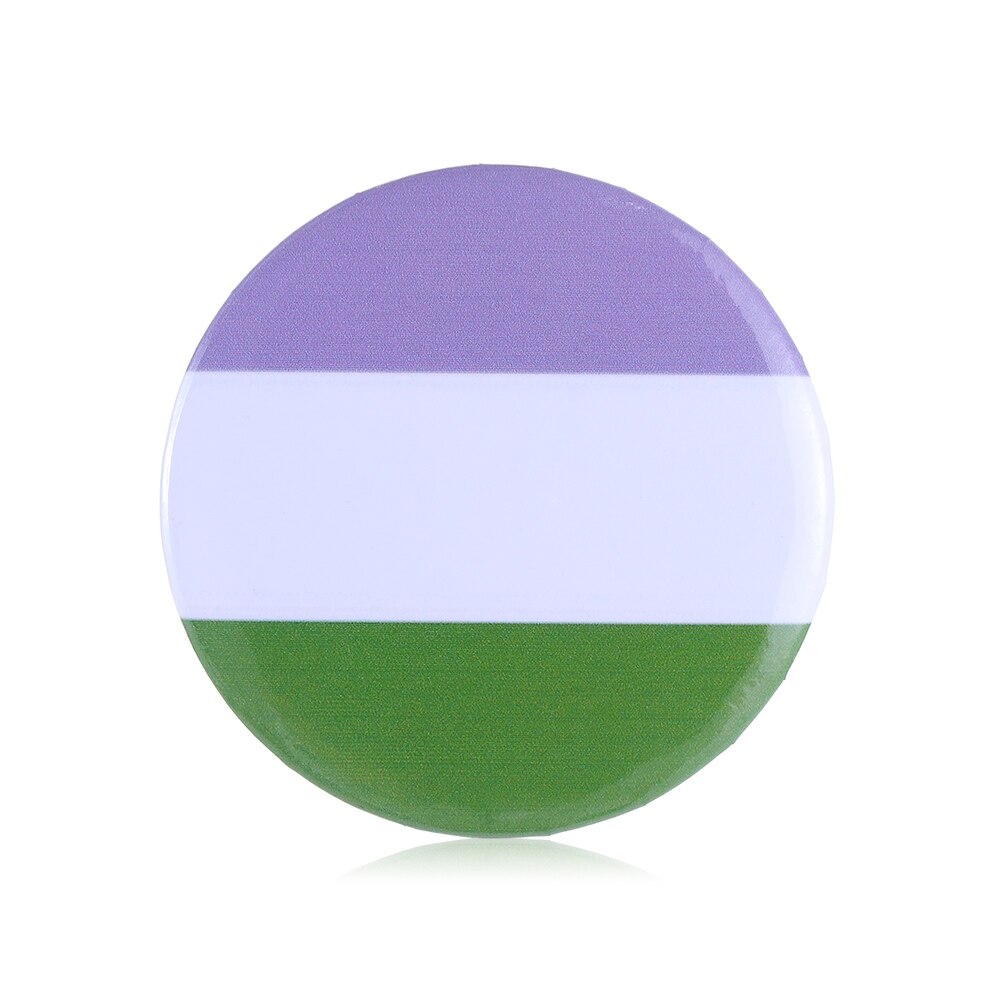 1pc pride regnbueflagg blikkmerke støtte homofil lesbisk bifil transkjønn symbol pin ikoner brosje smykker tilbehør: Stil 2