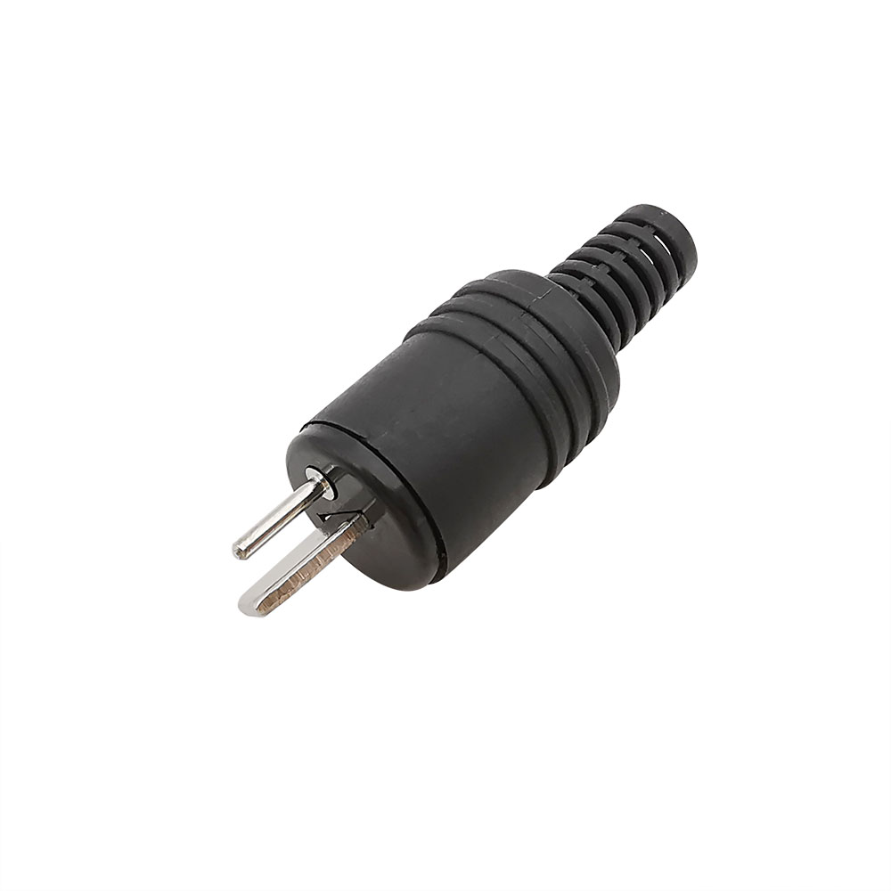 Conector de clavija DIN de 2 pines, señal de alimentación DIN de 2 pines, enchufe macho, altavoz HiFi, Cable de Terminal de tornillo de Audio, conector de soldadura
