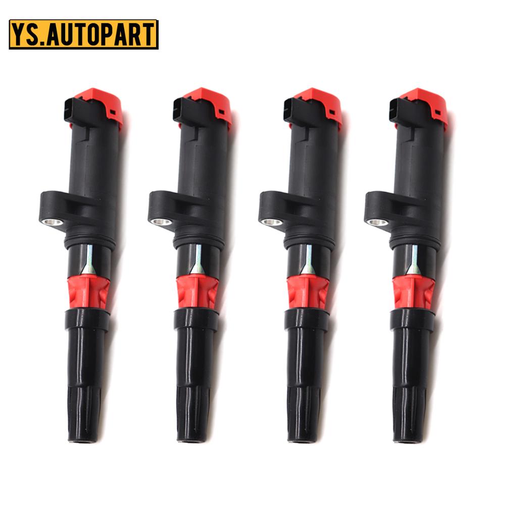 Kit de bobine d'allumage haute Performance 243CSD16697, 1/4 pièces, pour Renault Clio, Laguna, Megane, Scenic F4P, F4R, K4J, K4M 8200405098
