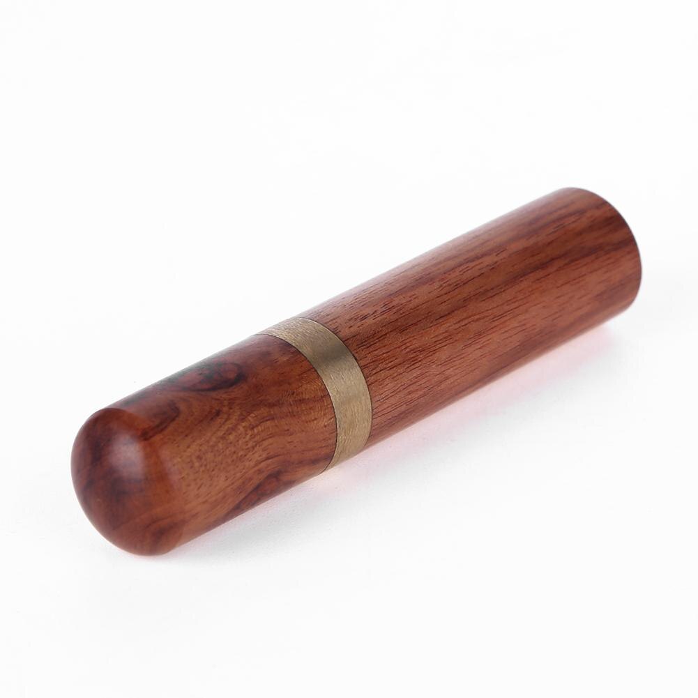 Hand Naaien Naalden Opslag Buis Diy Houten Doos Lederen Breien Borduren Gereedschap Naaien Naald Houder Storage Case