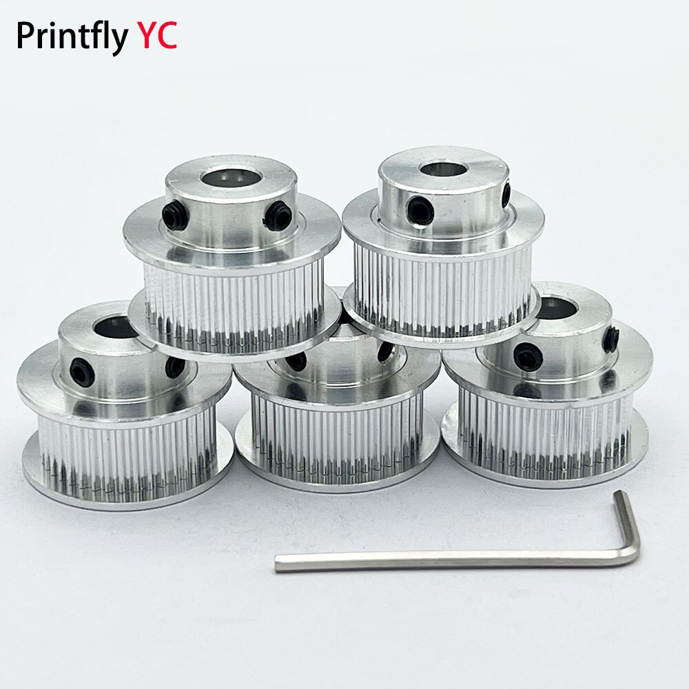 3D Printer Parts40 Teeth 2GT 2M Timing Pulley Bore 5/6/6.35/7/8/10/12mm for GT2 Synchronous belt width 6/9mm small backlash 40Te
