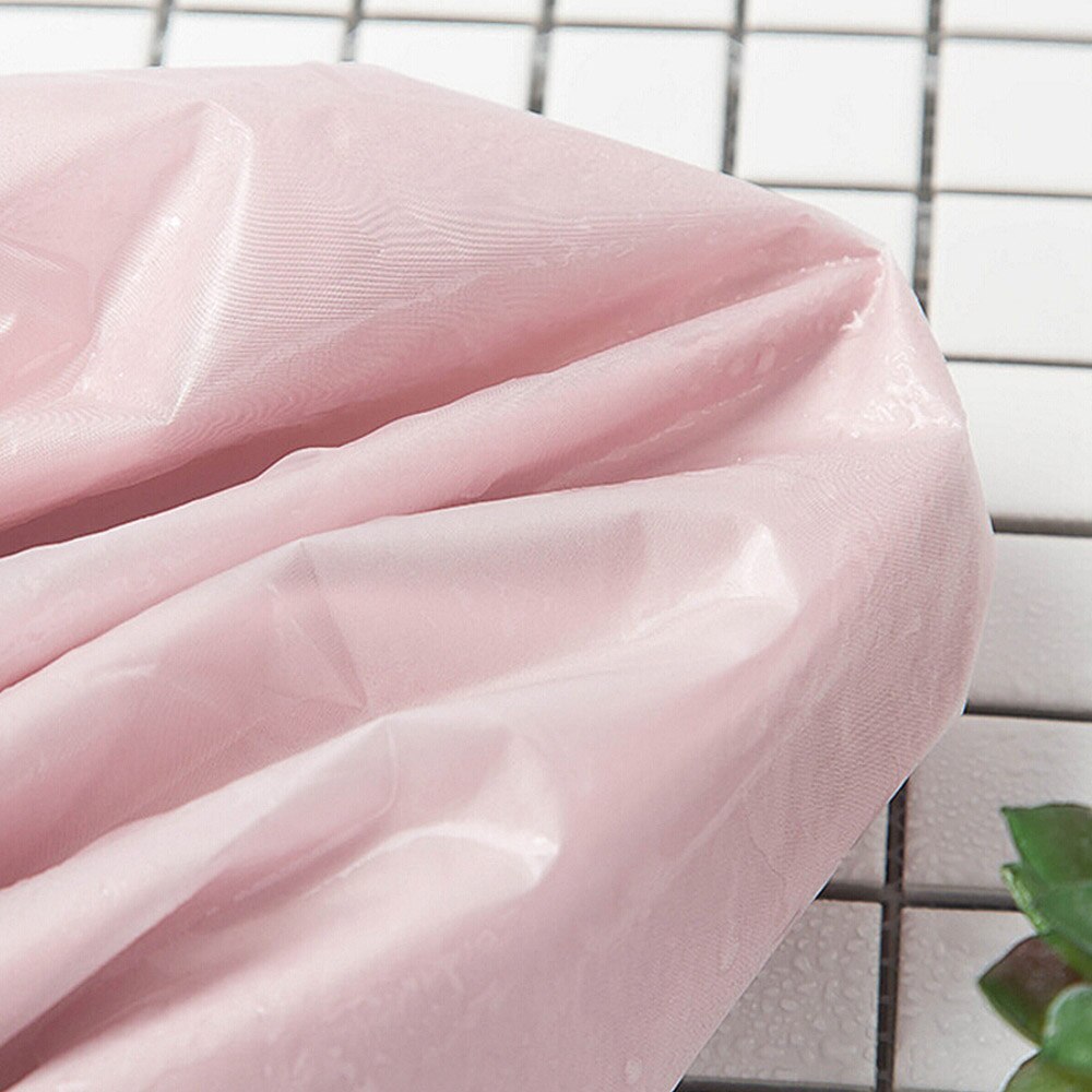 Hilife elastisk badehue vandtæt badehætte dejlige tykke kvinder badehætter badehårbetræk badeværelsesprodukter