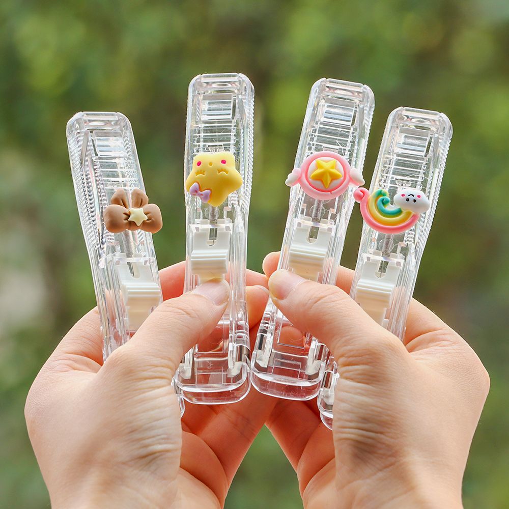 2022 Push Clip Stapler Staple Remover Binder Push Clamp Tape Dispenser Paper Clips Office Supplies Set Desktop Supplies