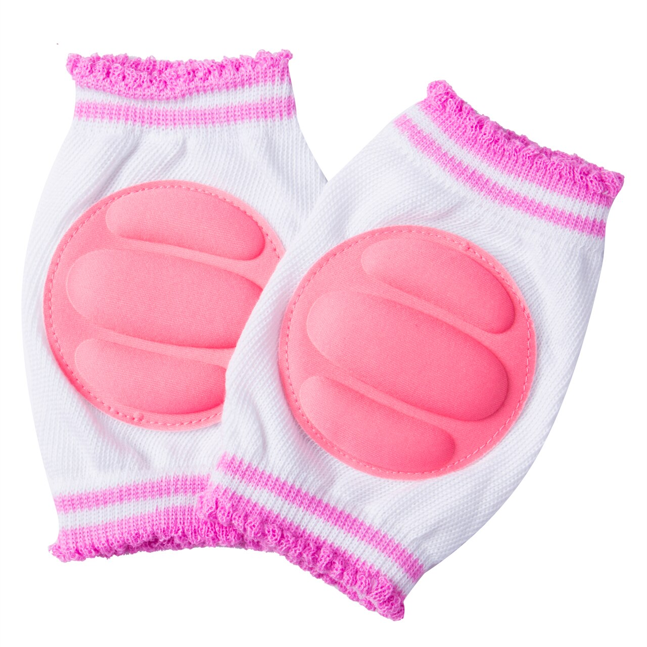Unisex Baby Baby Peuter Kruipen Kniebeschermers Veiligheid Kussen Protector Pad: Roze