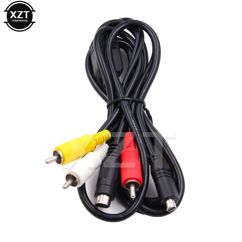 Lead AV Cable 10-Pin DVI DV Connector to 3 RCA S-Video for Sony DCR Handycam Camcorder Digital Camera VMC-15FS A/V
