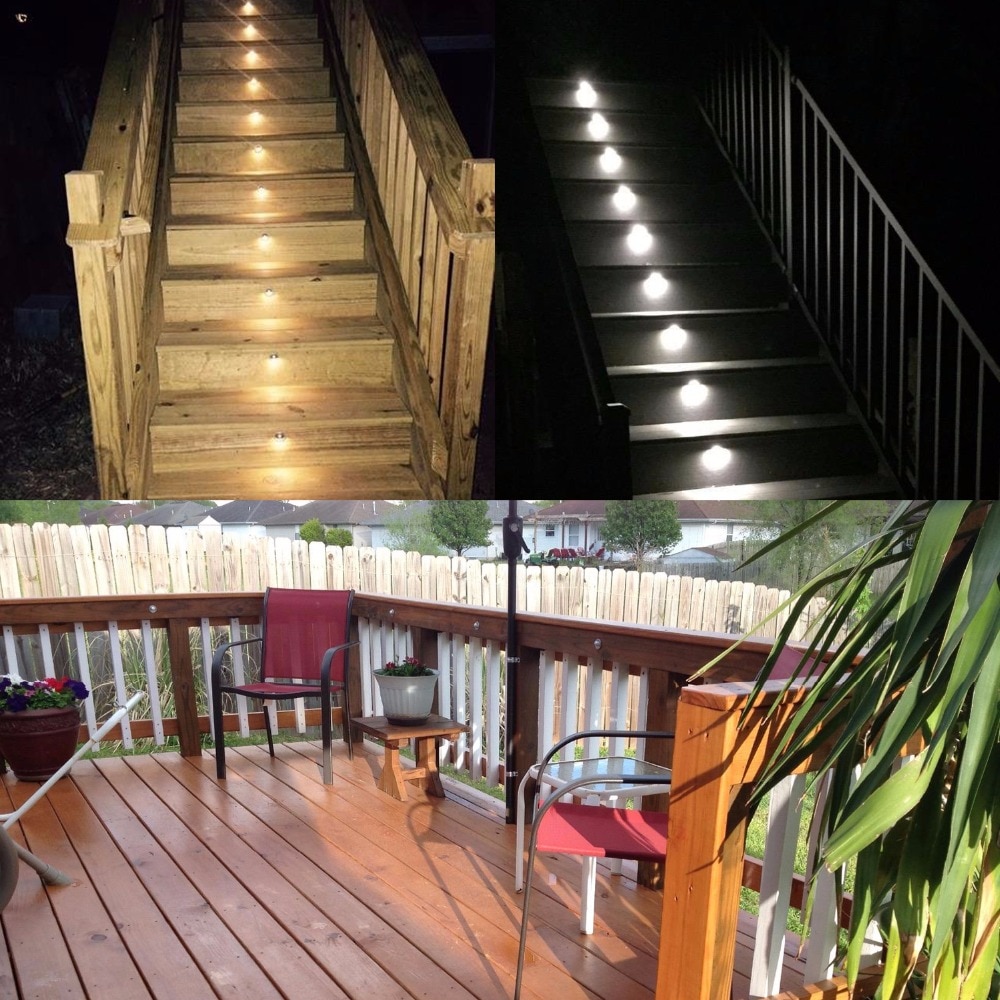 Halbmond SMD5050 LED Treppe-leuchten Niederspannung Außeneinbau Landschaft Weg Schritt Treppen Lampen B106