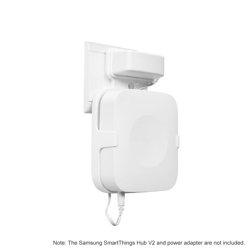 1 kpl seinäkiinnike samsung smartthings hub  v2,: lle valkoinen