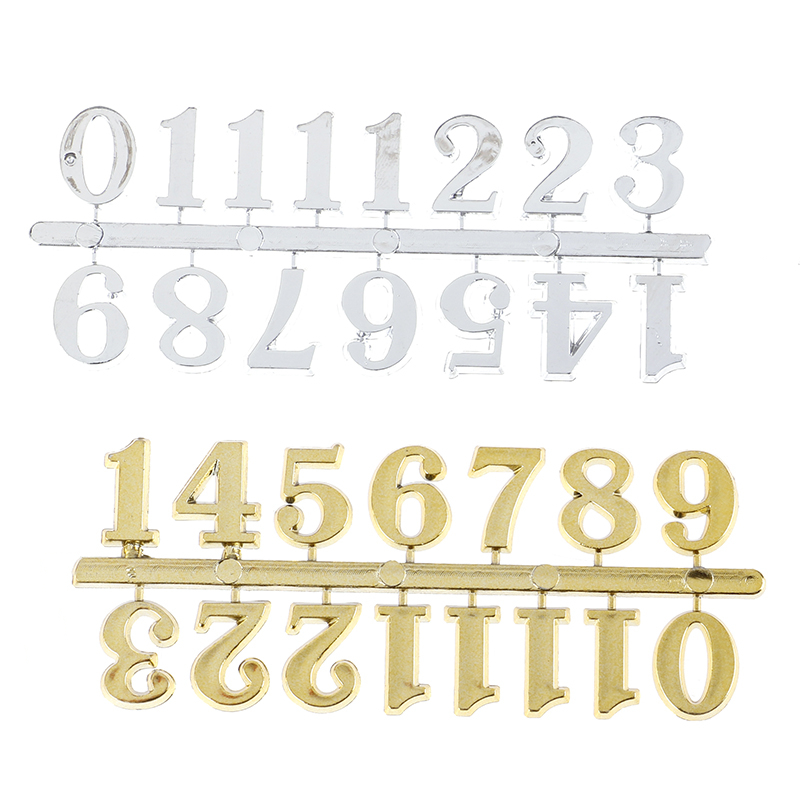 1 Set Roman Numerals Or Arabic Numerals Clock Accessories For Quartz Clock Dial Repair DIY Clock Replacement Mechanism
