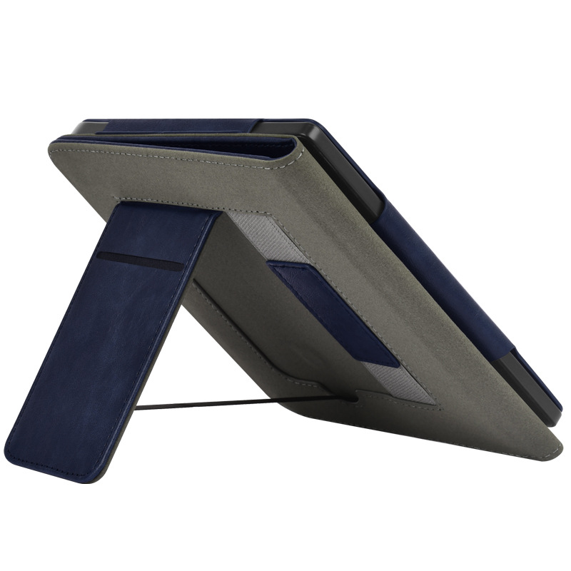 Voor KOBO Weegschaal Kleur/Libra 2/Libra H2O Case met Draagriem Stand Card Slot 7 inch Lederen Cover Ebook N428 N418 N873 Funda