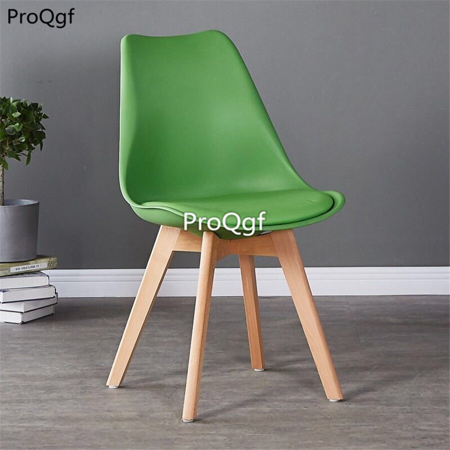 Prodgf 2Pcs A Set pp plastic and wood leg Dining Chair: 6