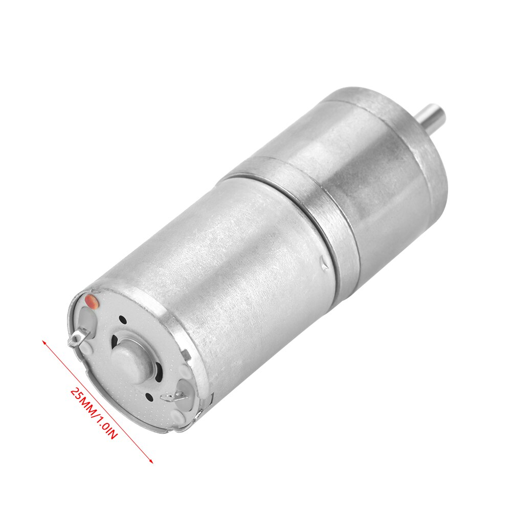 DC 12V Model GA25YN370 Low Speed Metal Gear Reducer Motor Brush Dc Motor For Electronic Lock Robot Electric Curtain Micro Mixer