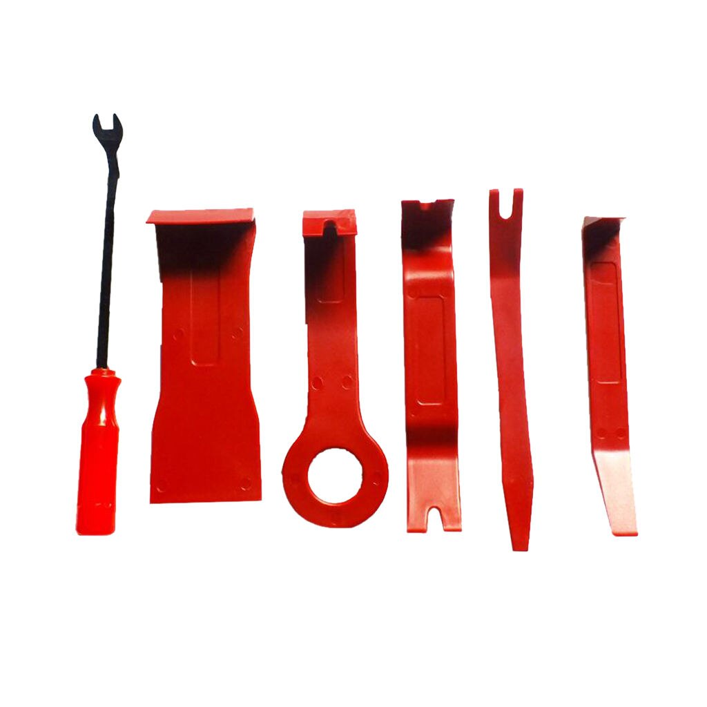 6Pcs Car Door Plastic Trim Panel Installation Removal Pry Tools Kit