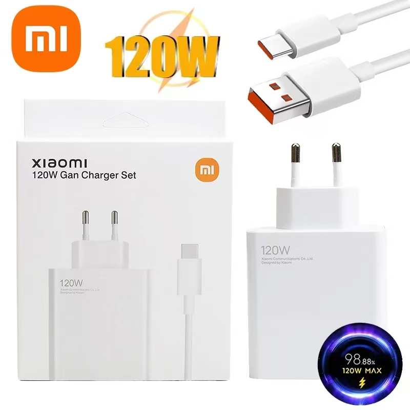 Xiaomi 14T 13 Pro 120W Original Ladegerät Turbo Schnelle Lade EU/Us-stecker Power Adapter 6A Typ C Kabel Für Redmi K80 K70 K50 Pro: Dark Grau