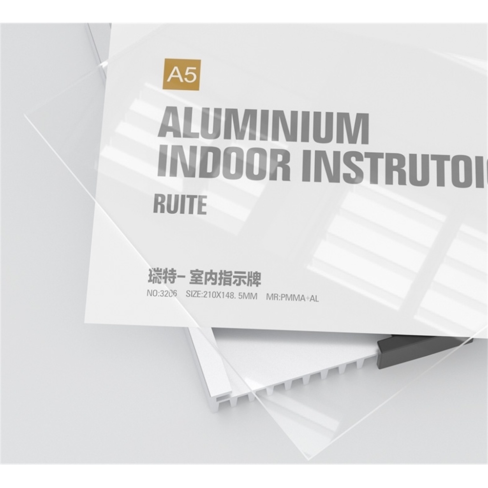 1pcs Silver Aluminum Alloy Wall Door Sign Plate Company Department Signboard Replacement Hospital Works Display Board