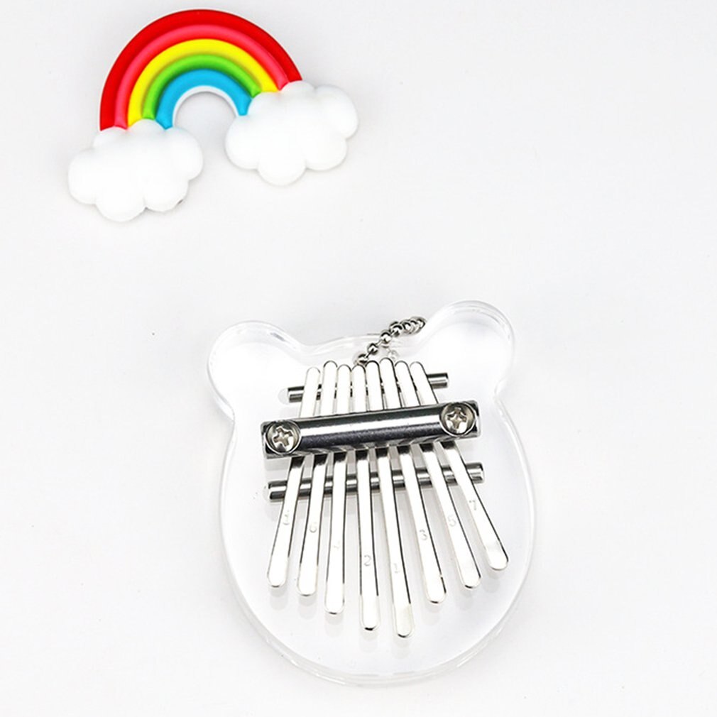 Mini Piano à pouce en acrylique, 8 tons, Kalimba, 2022