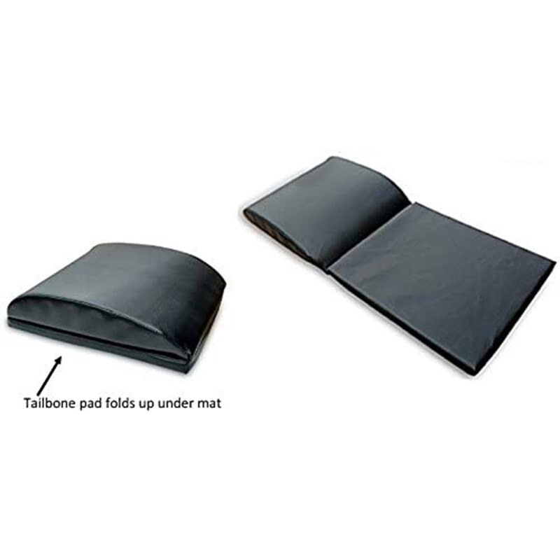 Ab Mat Sit Ups Benches Pad with Tailbone Protection Pad Comfortable Lower Back Support Workout Fitness Equipment