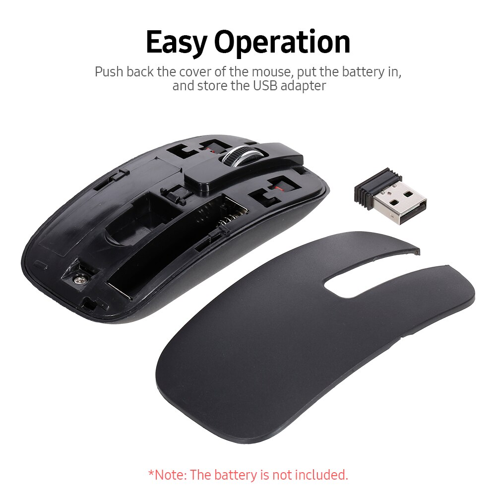 Wireless Keyboard Mouse Combo 2.4GHz Wireless Keyboard 1200DPI Optical Mouse for Home Office Use Share 1 USB Receiver