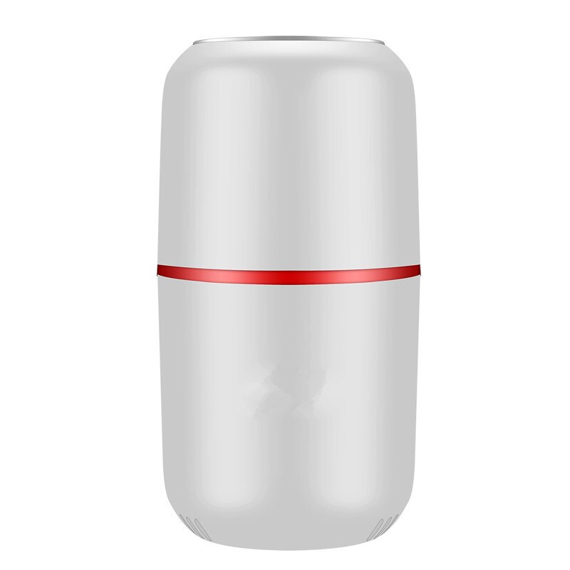 Coffee Grinder Electric Mini Coffee Bean Nut Grinder Soybeans Electric Mini Bean Multifunctional Home Coffe Machine Kitchen Tool: EU white