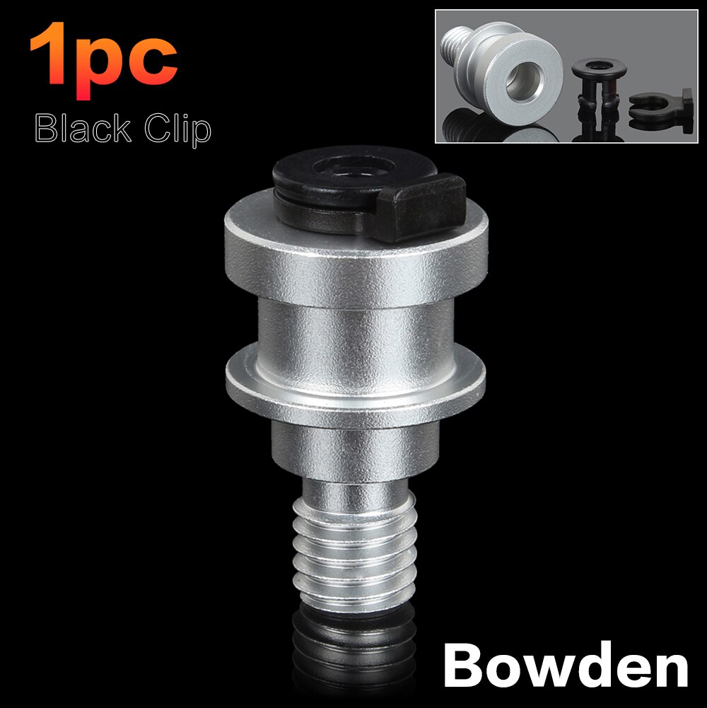 XCR3D V6 Heatsink Hotend Bowden Collet Klem Buis Voor 3D Printer Onderdelen Direct Pneumatische Connectors Koppeling Collet Clips: Black Clip-1pc