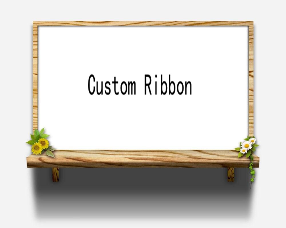 50/100yards custom your own ribbon printed grosgra... – Grandado