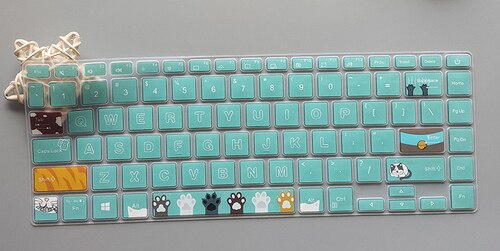 Keyboard Cover For ASUS VivoBook14X Laptop Keyboard Film V4100E Protective Cover V4050E Dustproof Pad Laptop 14 Inch: type10