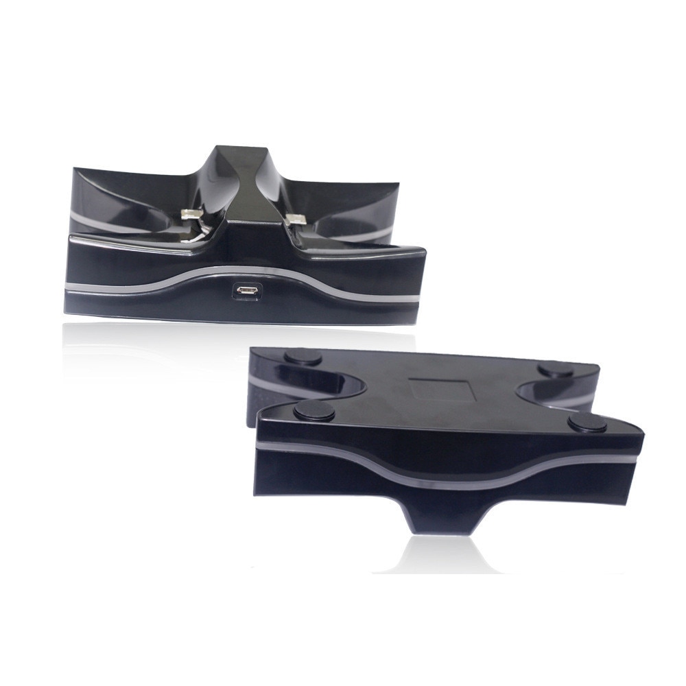 Dual Controllers Charger Stand Colorful Charging stand LED DC 5V Fast Charging Dock Station for PS4 Controller