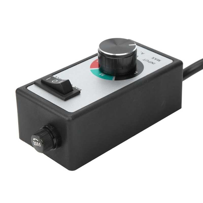 Fan Speed Controller Variable Adjustable Speed Control Regulator Electronic Motor Governor 120V 1500W 15A US Plug 2 Meter Cord