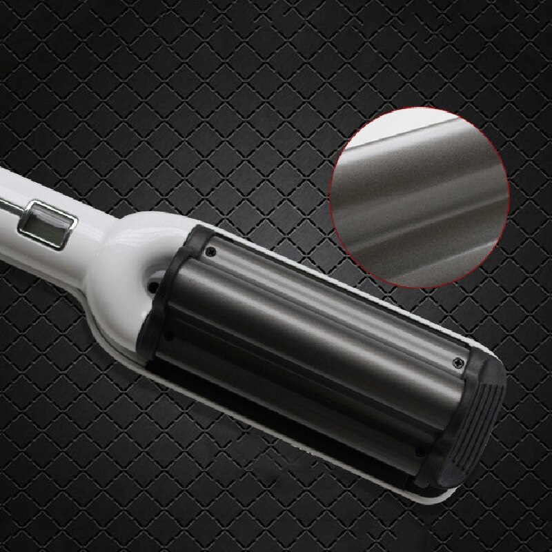 32mm dybe bølget hår krøllejern keramisk triple barrel big wave curlers big wave curler eu stik