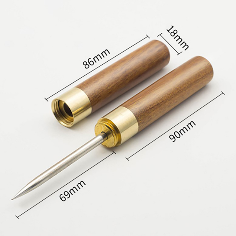 Stainless Steel Ice Pick with Wooden Handle Manual Ice Carving Tool Home Ice Crushers Bar Bartender Tool Kitchen Picnics Tool: N2