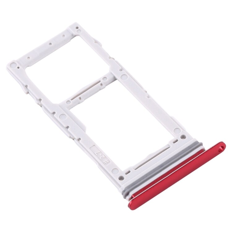 Sim Karte Slot Halfter Reparatur Für Samsung Galaxis Hinweis 10 Lite N770F Telefon Neue Single oder Dual SIM Chip Schublade SD Karte Fach Adapter: rot Dual Sim