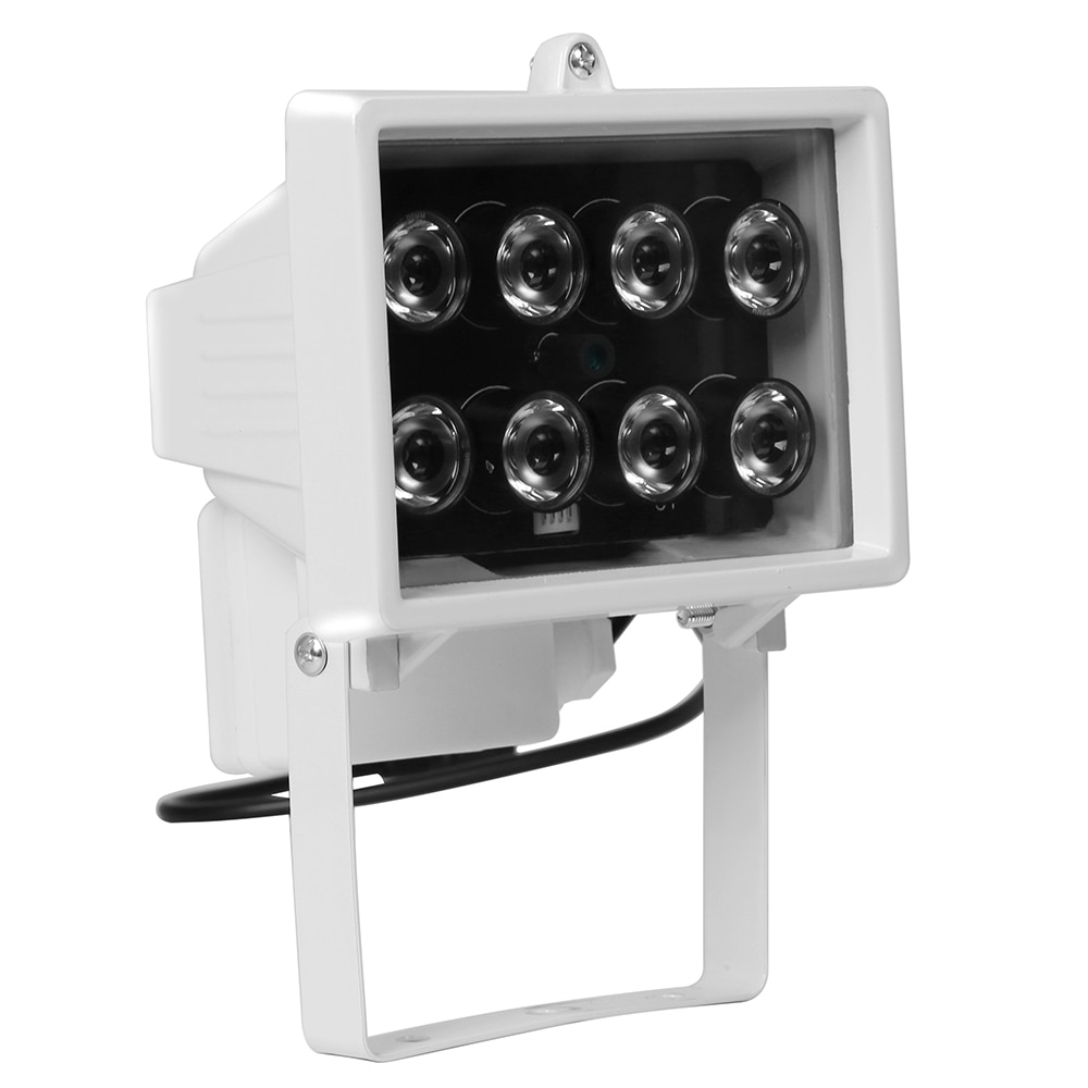 CCTV 8PCS IR LEDS Array IR illuminator infrared lamp Waterproof Metal Night Vision CCTV Fill Light for CCTV Security camera