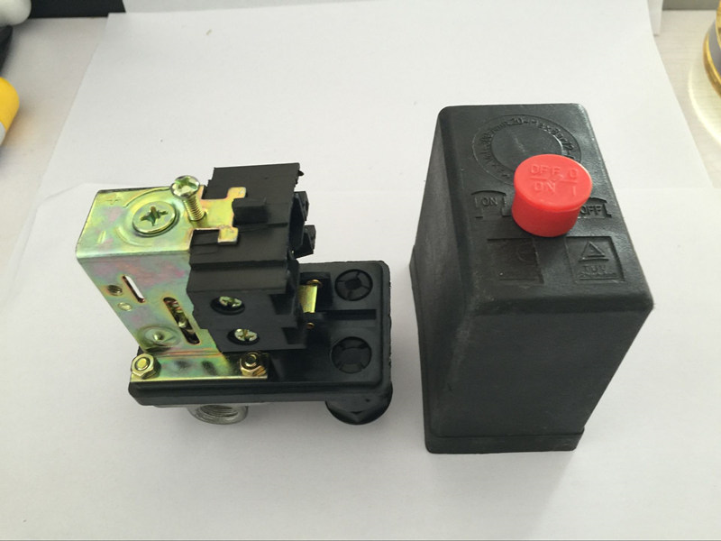 4 Ports Heavy Duty Air Compressor Pressure Control Switch Valve 90-120PSI 12 Bar