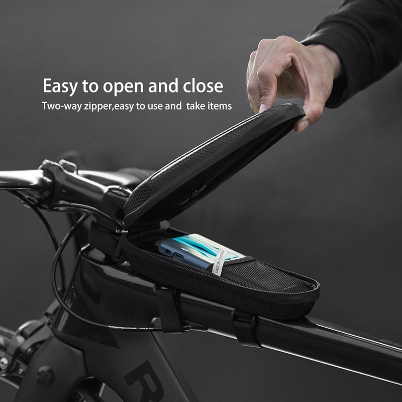 Borsa Da Sella RockBros 3L Impermeabile Per Bici - Nera, Per Mountain Bike E Strada