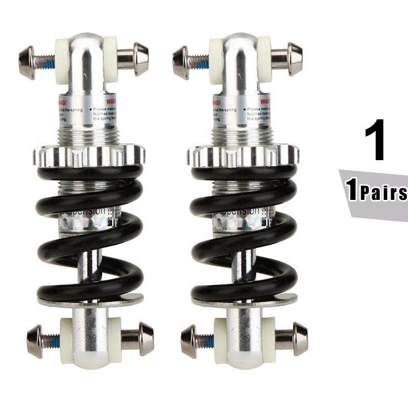 1 Pair Durable Downhill MTB Bike Bicycle Metal Rear Suspension Spring Shock Absorber Bicycle Parts Mountian Bike Rear Shocks: 01