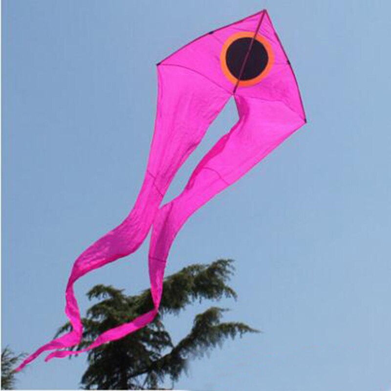 7m Power Triangle Kites/Kite With Handle and Line Good Flying: Pink