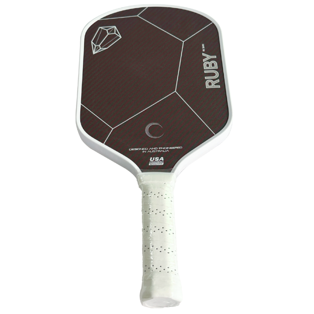 RUBY Kevlar Pickleball Paddle Polymer Honeycomb Core 16 MM Perfect for Control and Top Spin&Slicing Balanced Power and Control