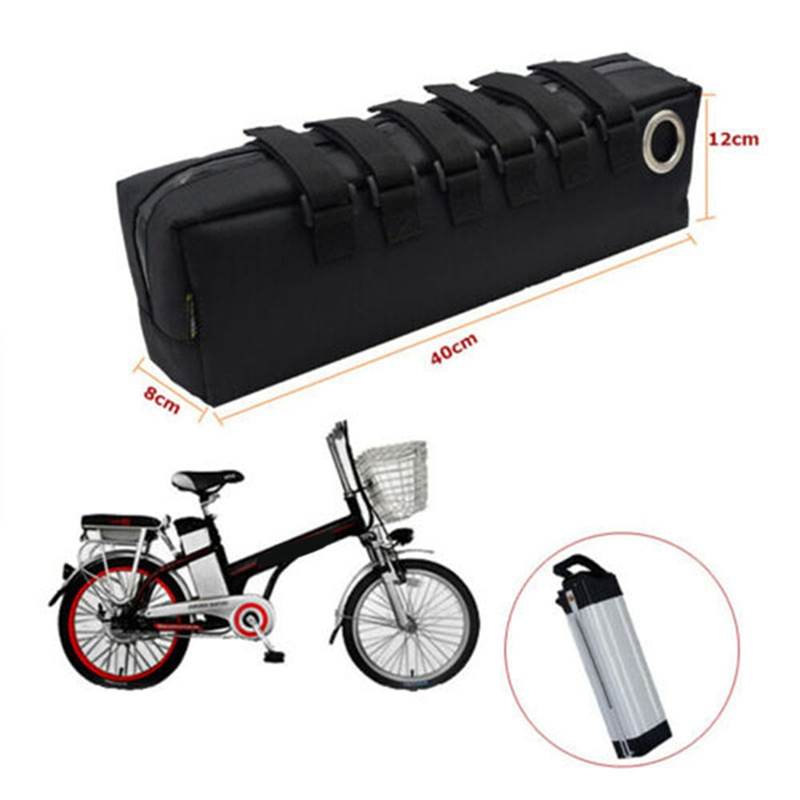 Custodia per batteria per bici elettrica custodia per bicicletta protezione impermeabile accessori per EBike borsa per bici elettrica, A