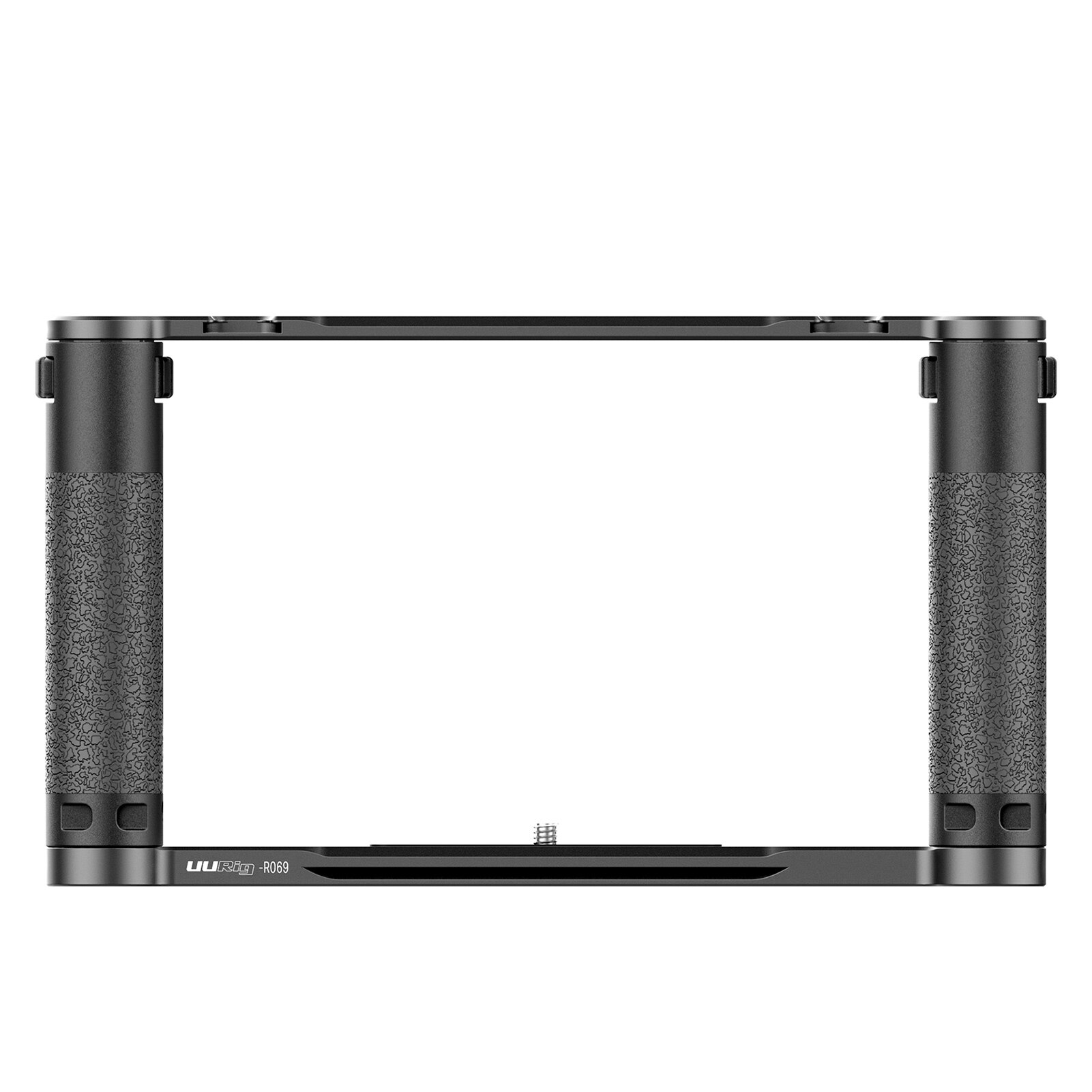 UURig R069 stabilizzatore portatile universale Vlog Rig con gabbia Video in metallo con doppio supporto per slitta fredda per Smartphone ILDC Action Camera