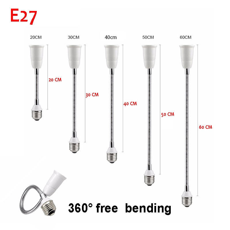 Eu Plug Pp Naar E27 Base Socket Converter Splitter Lamp Houder Met Aan/Uit Schakelaar Socket Adapter Schroef Converter kan Worden Gedraaid