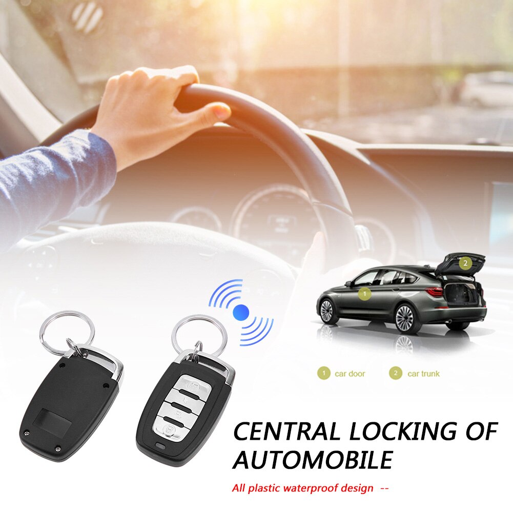 Auto Centrale Deurvergrendeling Locking Kit Keyless Entry Alarmsysteem 410/T208 Auto Afstandsbediening Vergrendeling Centrale Deur Kit